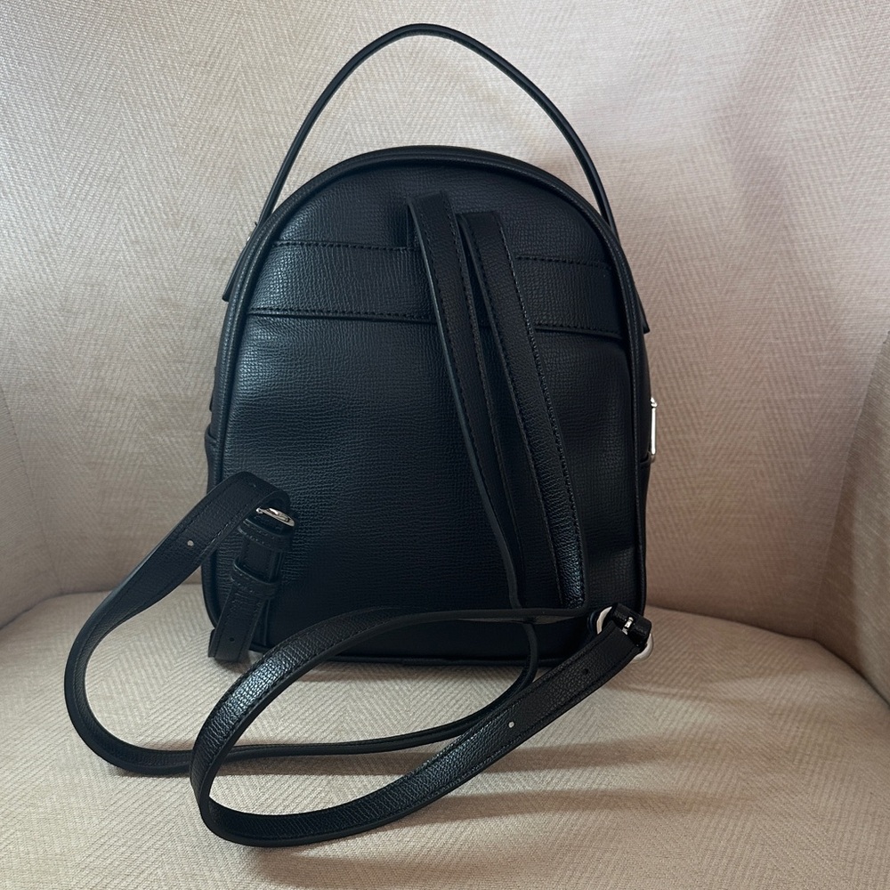 Karl Lagerfeld Black Backpack with Iconic Patches - Picture 4 of 9